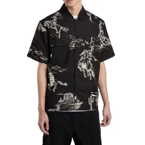 Dickies Savage Work Shirt - Black Warm Layers stain resistant coating