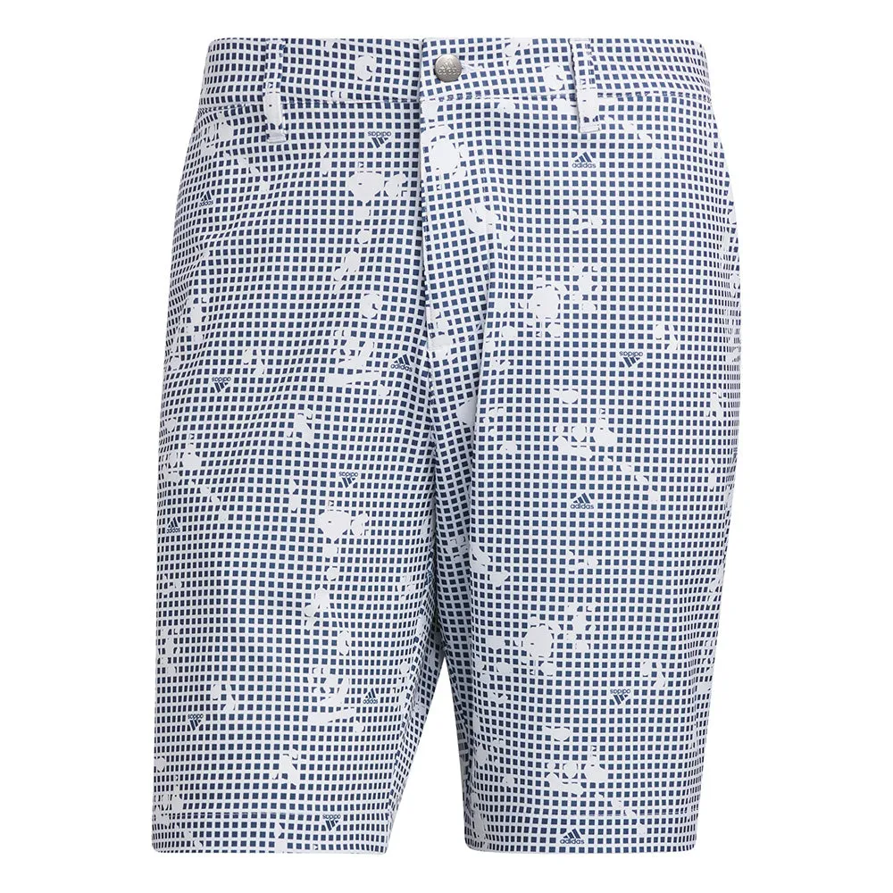 adidas Ultimate365 Print 8.5" Shorts - Navy/White Travel Clothing