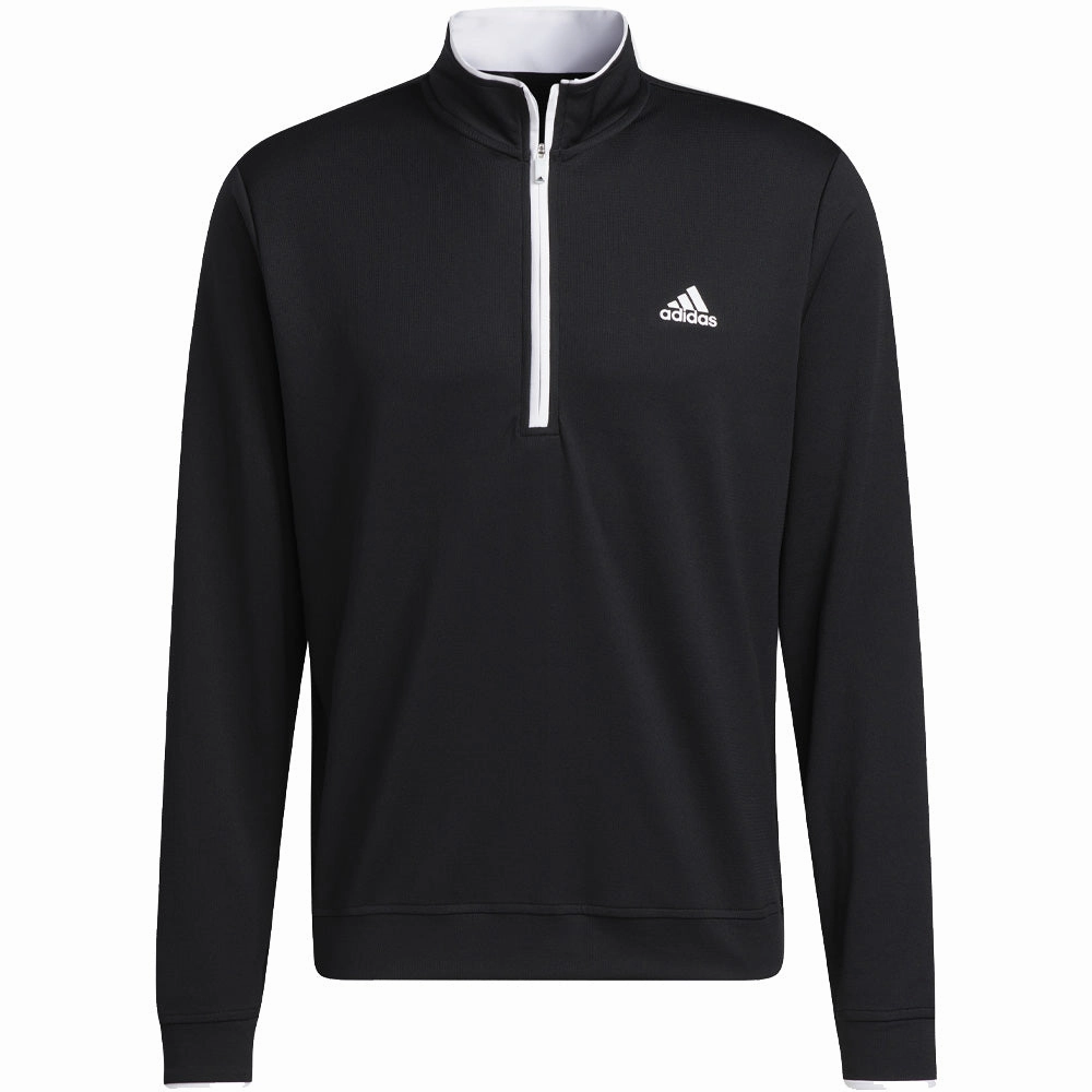 adidas Lightweight 1/4 Zip Pullover - Black Minimal Fashion Fashion Layers