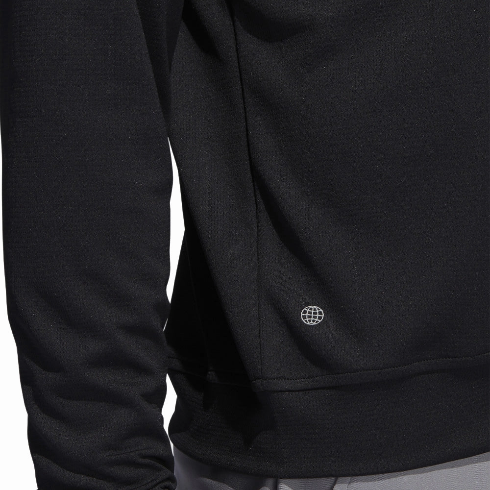 product linen breathability adidas Lightweight 1/4 Zip Pullover - Black