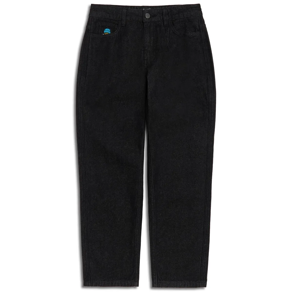 City Ready Cozy Look CCS Youth Baggy Taper Denim Jeans - Black