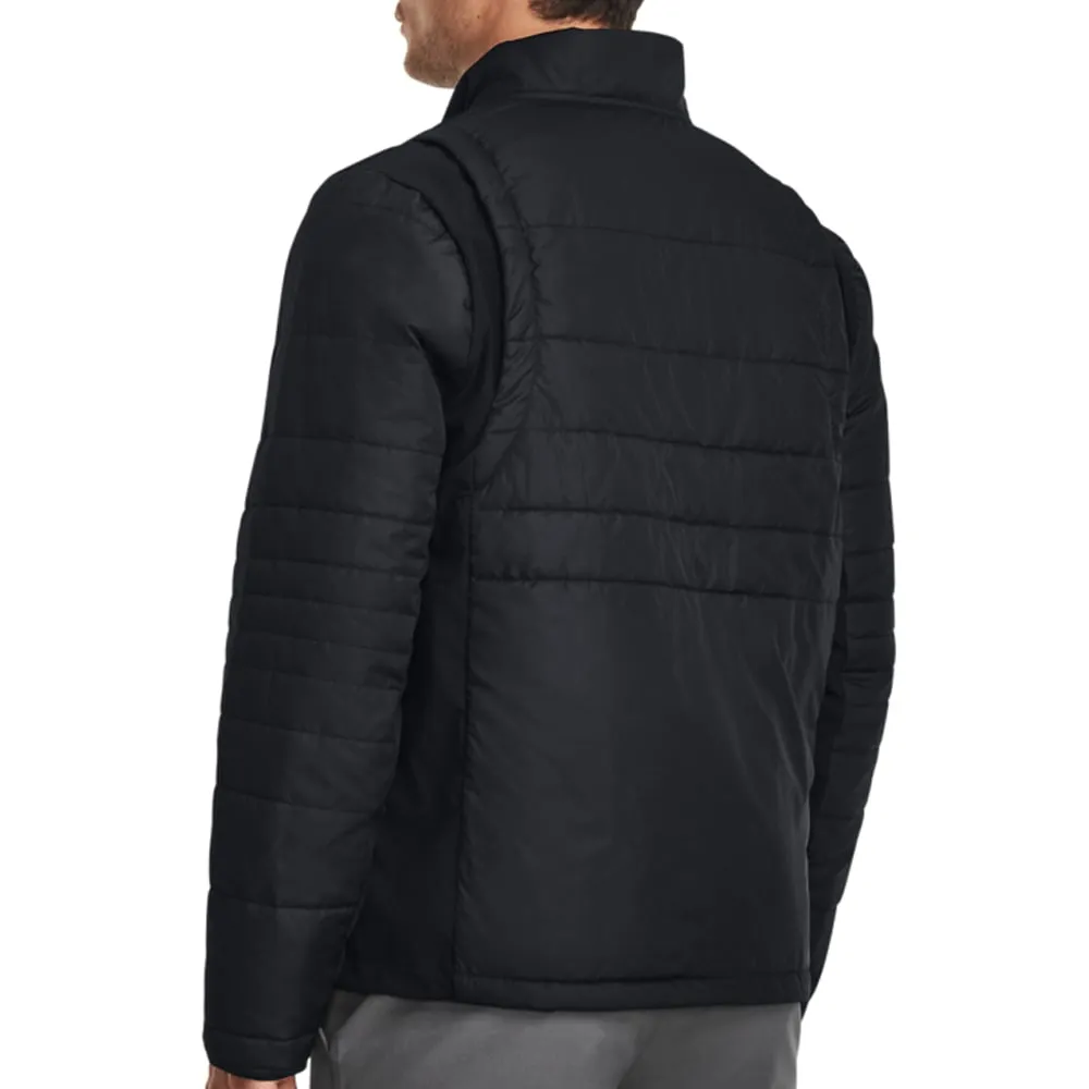Multi Pocket Utility Heat Resistant Fabric Under Armour Storm Session Jacket - Black