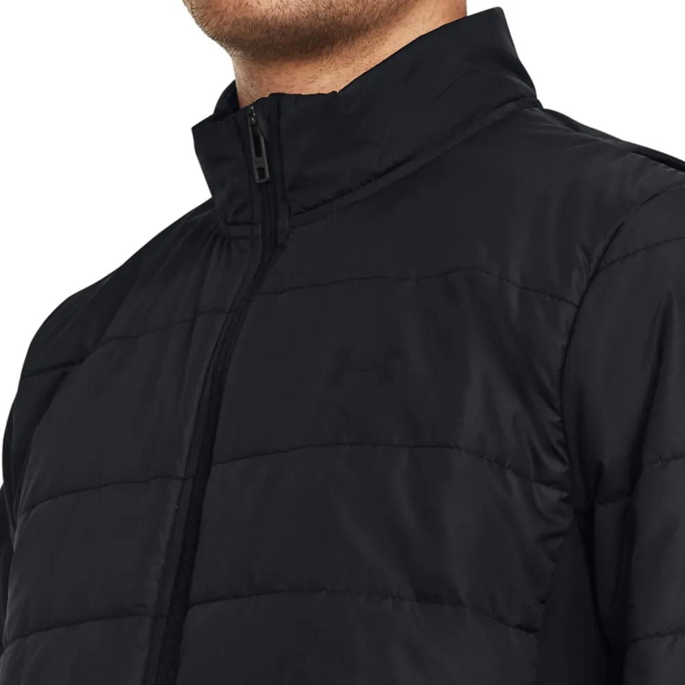 Under Armour Storm Session Jacket - Black Noise Free Zipper Chill Weather