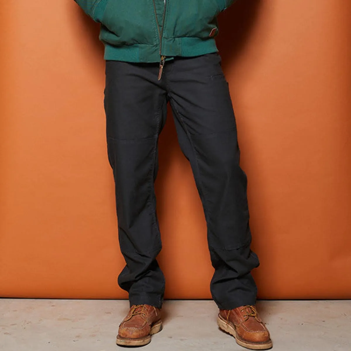 Brixton Builders Carpenter Pants - Washed Black Casual Layer Fit Comfy Shape