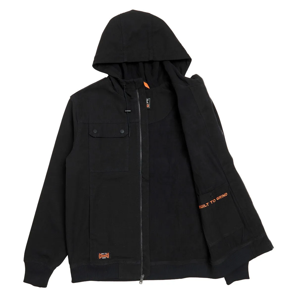 Independent Built To Grind Work Jacket - Black MultiPocketStyle