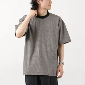 Daily Favorite Structured silhouette FLISTFIA / Loose fit Striped crew neck T-shirt