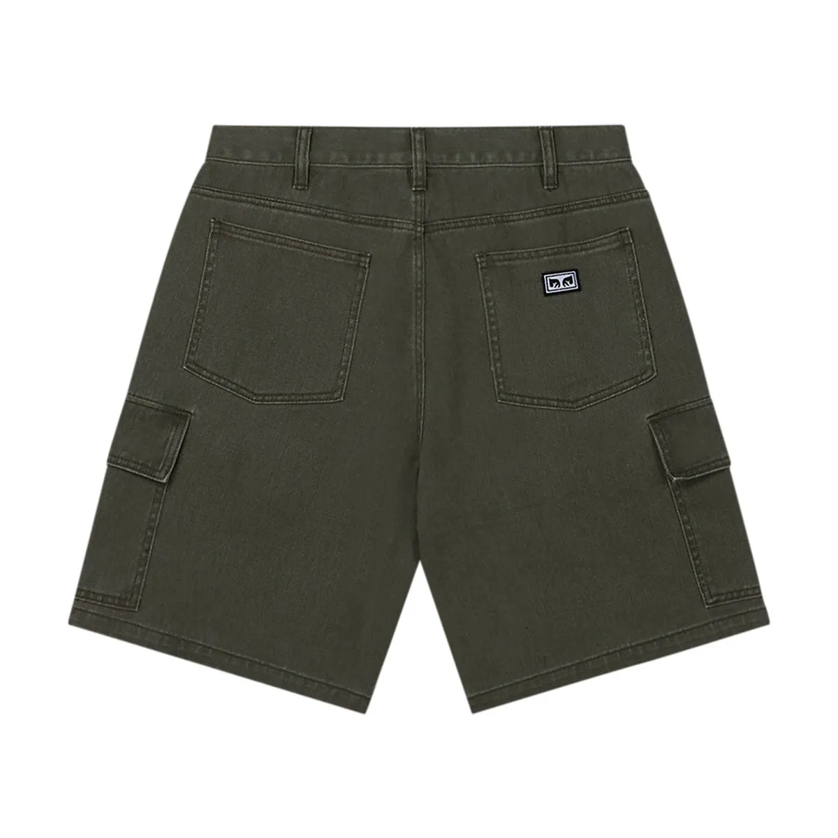 Designer Style Tennis shorts Obey Bigwig Baggy Denim Cargo Shorts - Faded Grape Leaf