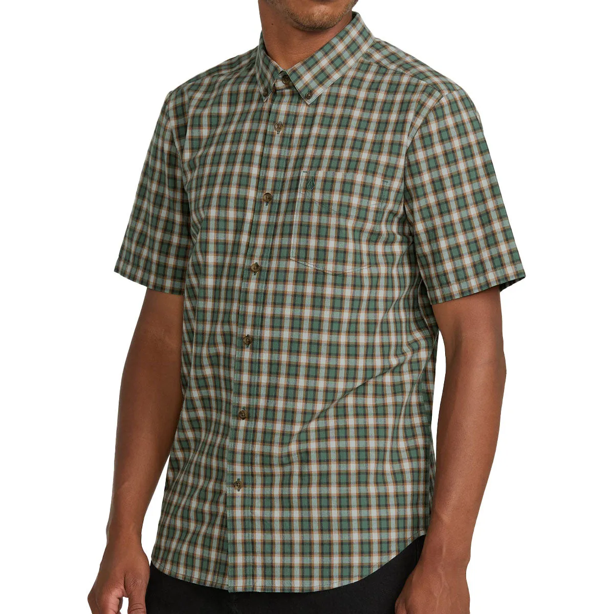 Volcom Morphew Shirt - Light Olive Rooftop Bar