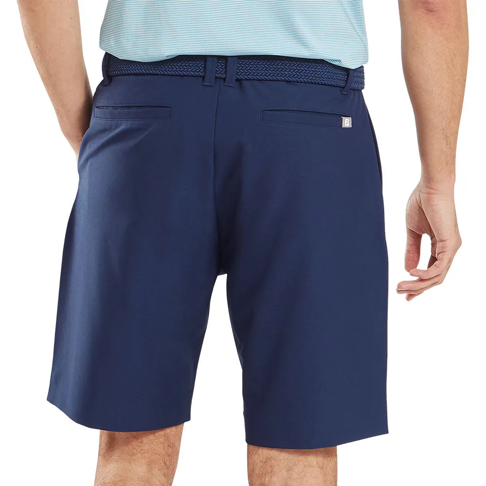 FootJoy Performance Taper Fit Shorts - Navy Recycled Elastic Trim Sweat Resistant Coating