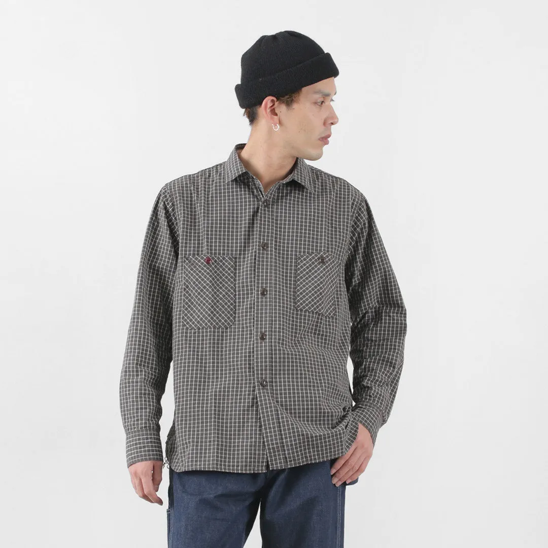 FOB FACTORY / F3489 GRAPH CHECK WORK SHIRT Tailored Silhouette Cozy Feel