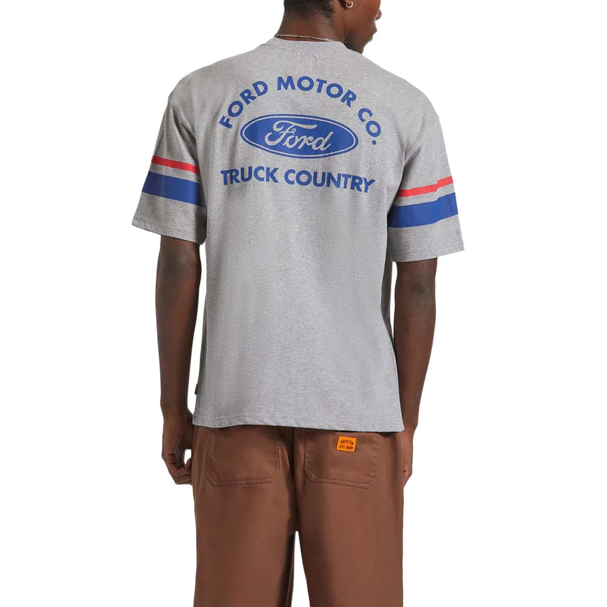 Brixton x Ford Truck Country Jersey - Heather Grey Non Static Finish