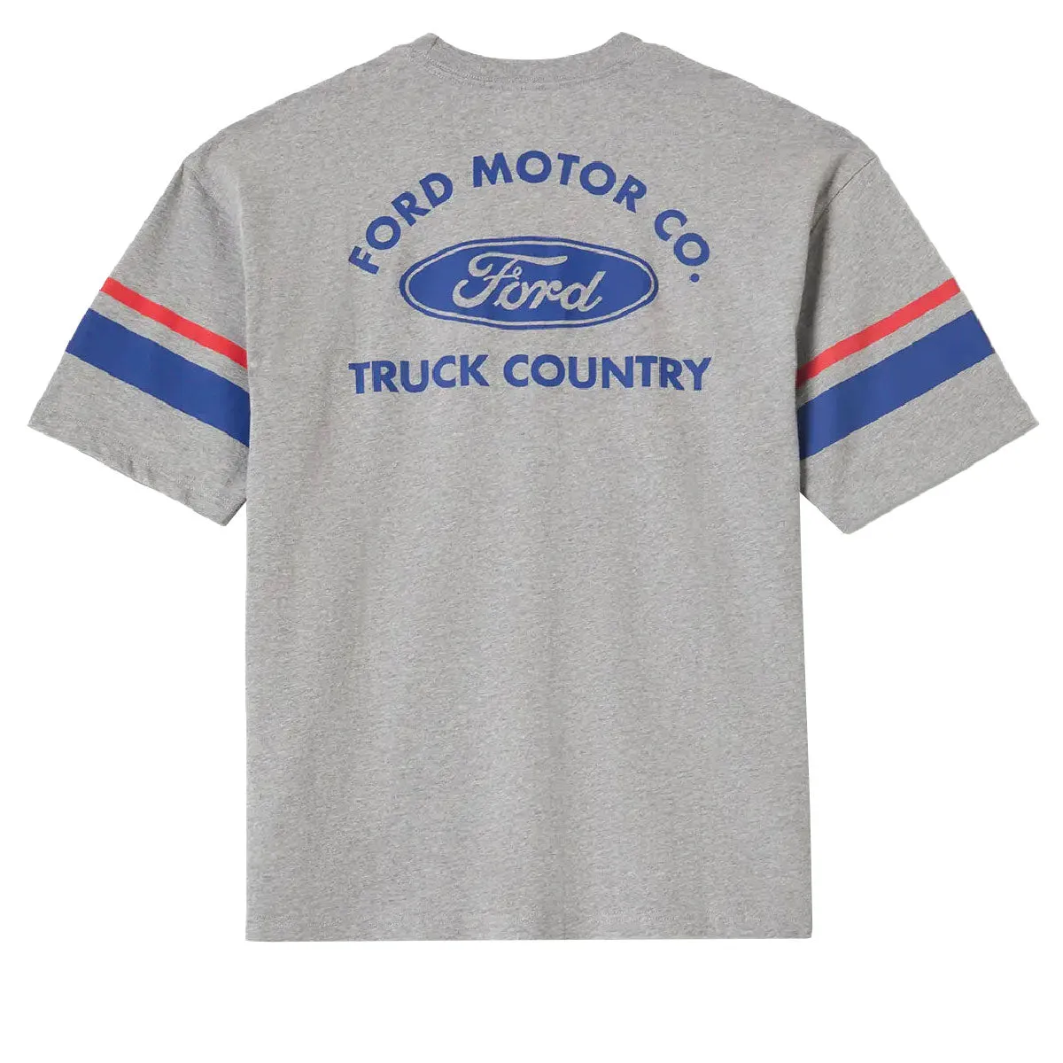 Brixton x Ford Truck Country Jersey - Heather Grey Gradient effect Athletic Look