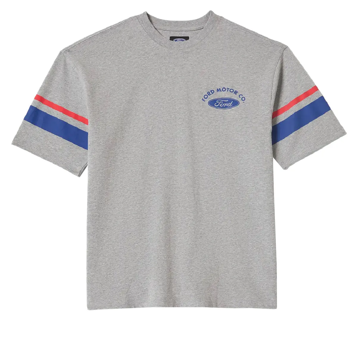 Brixton x Ford Truck Country Jersey - Heather Grey Tall friendly Versatile Clothing