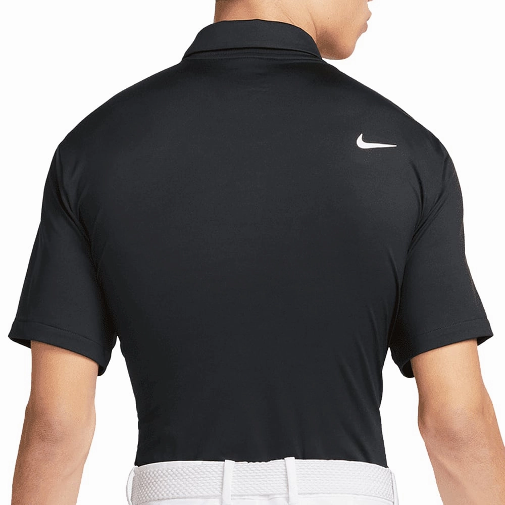 Nike Dri-FIT Tour Solid Polo Shirt - Black/White Playful Vibes