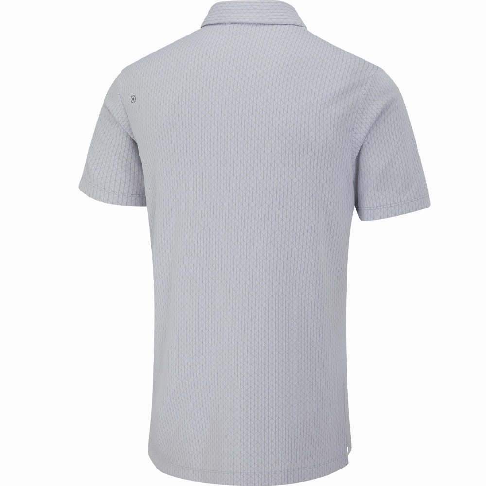Sporty Style Wear Layering Options Ping Hershel Polo Shirt - Silver Multi