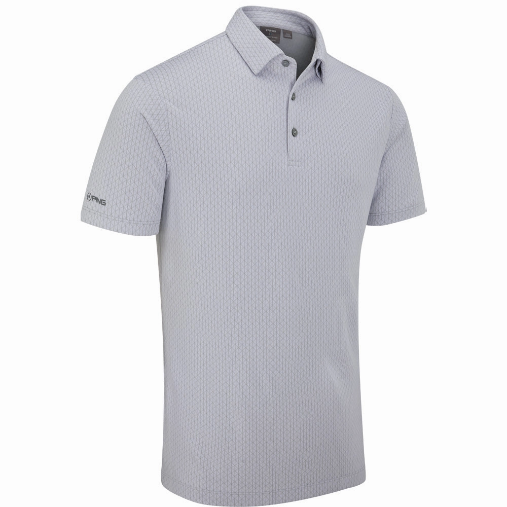 Ping Hershel Polo Shirt - Silver Multi SeamFreeShoulders