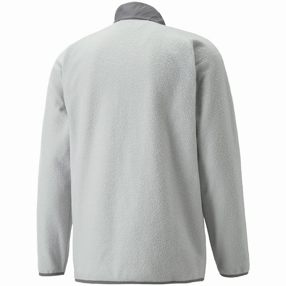 Puma Sherpa 1/4 Zip Pullover - High Rise/Quiet Shade Stylish