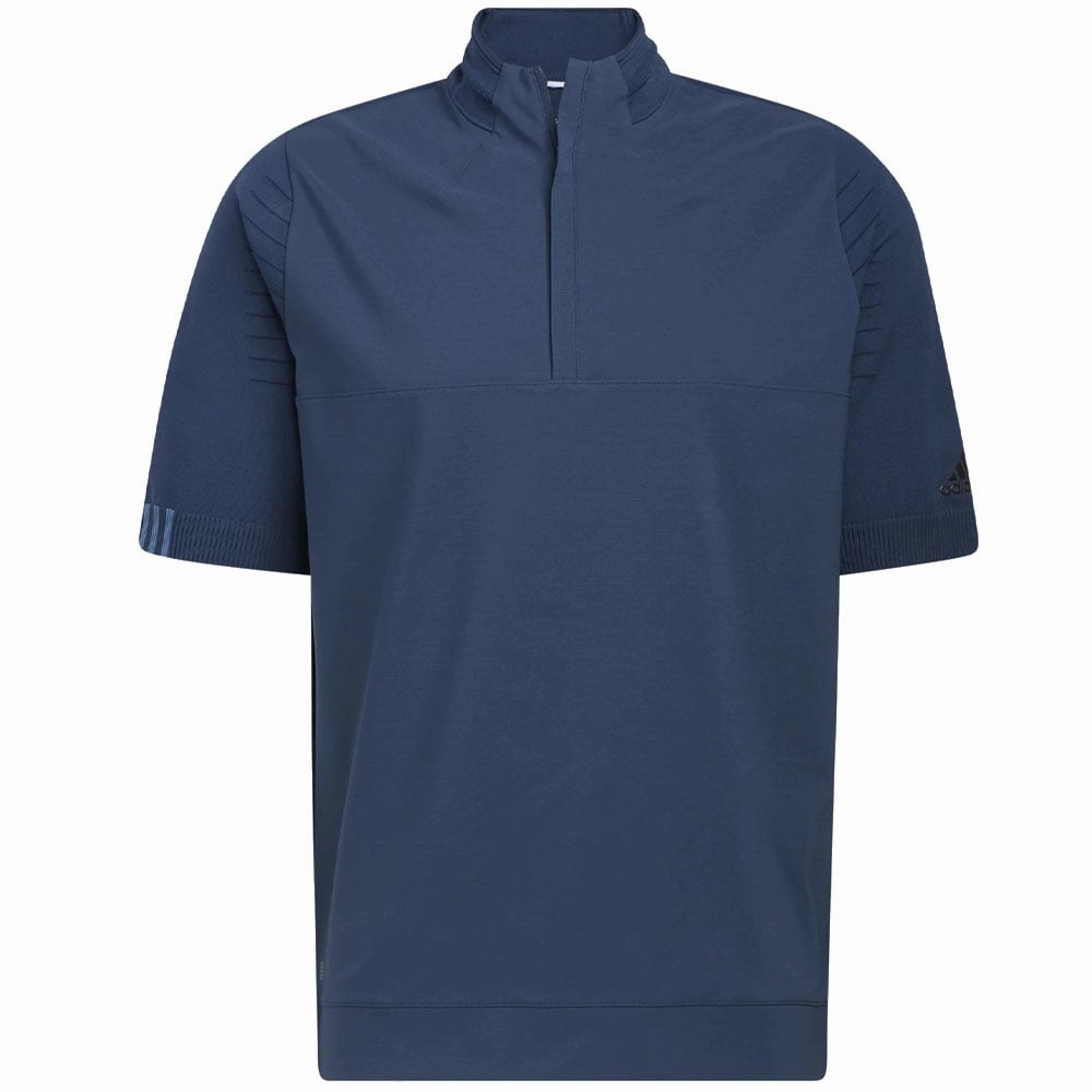 Unisex Apparel adidas Primeknit Lightweight 1/4 Zip Pullover - Crew Navy