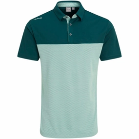 Ping Hall Polo Shirt - Forest/Misty Green Valentine's Day