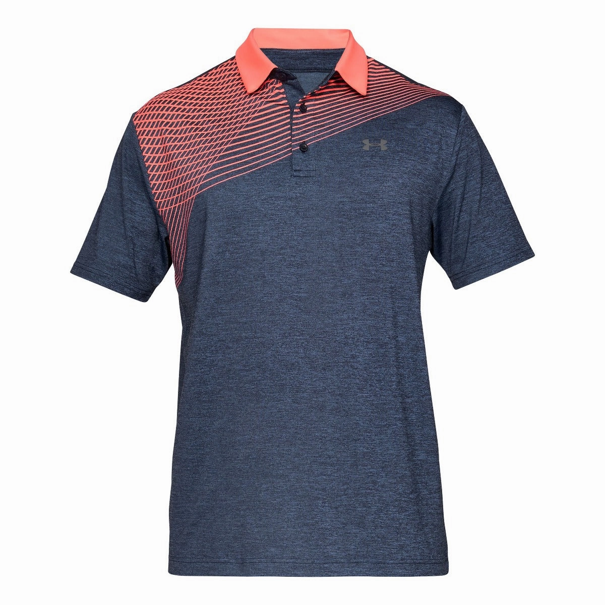 casual outing Under Armour Men's Playoff Polo 2.0 Backswing Graphic - Academy/Pitch Grey