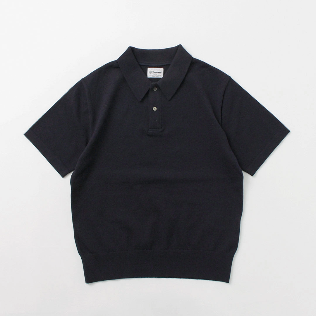 HeatResistantMaterial Popular YONETOMI NEW BASIC / Light Wave Cotton Knit Pullover