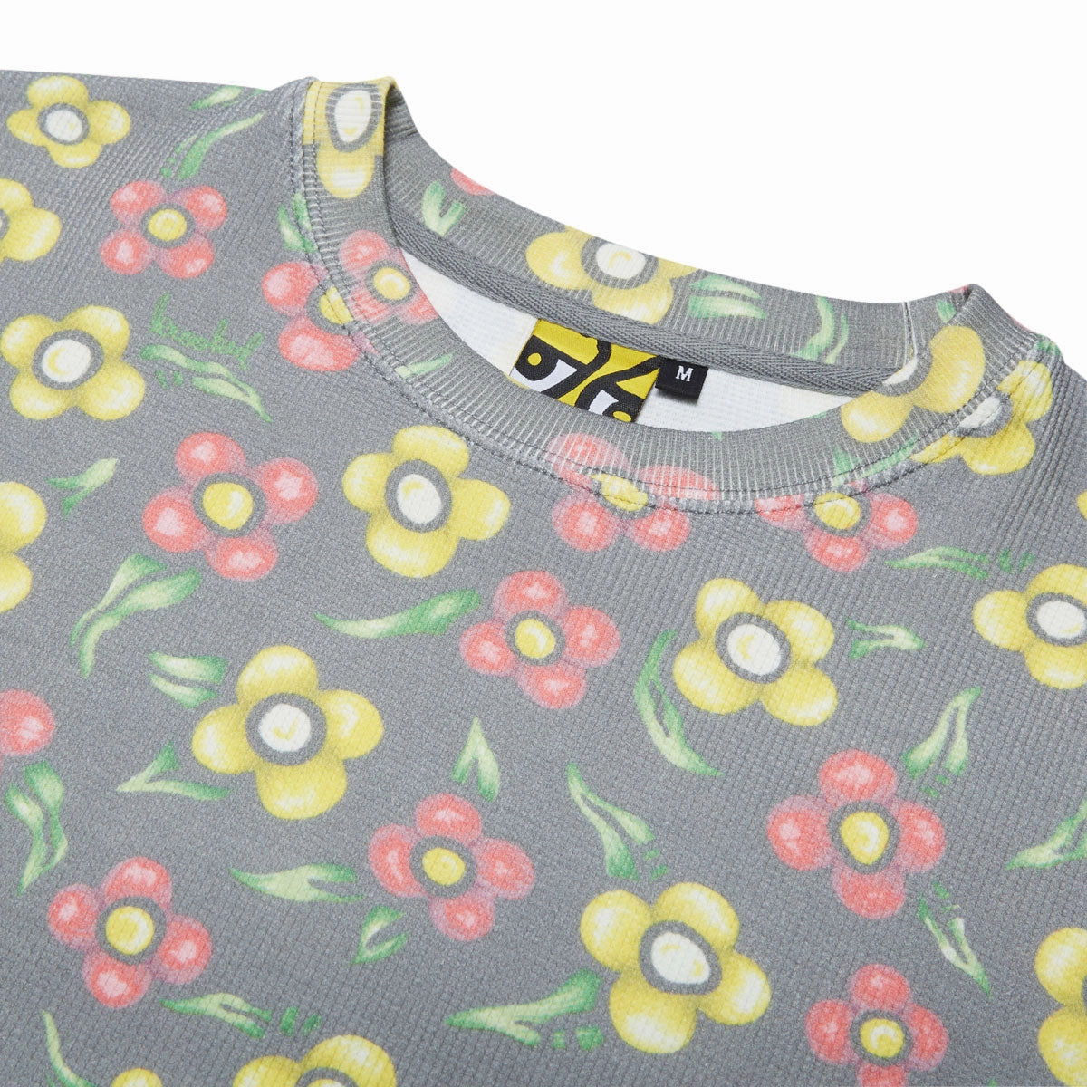 Travel Apparel Street Energy Wear Krooked Painted Flowers Sweatshirt - Multi Color