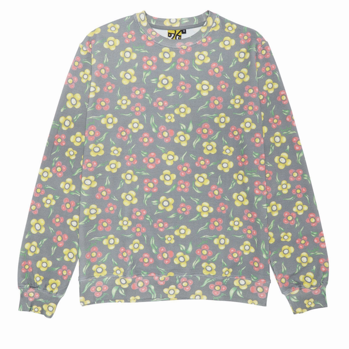 Krooked Painted Flowers Sweatshirt - Multi Color Performance Wear Stylish
