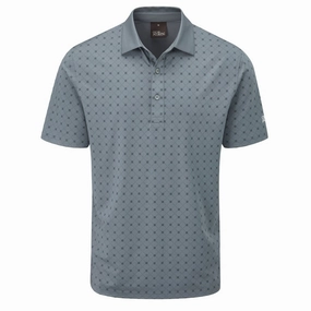 Lightweight Design Oscar Jacobson Barton Polo Shirt - Pewter