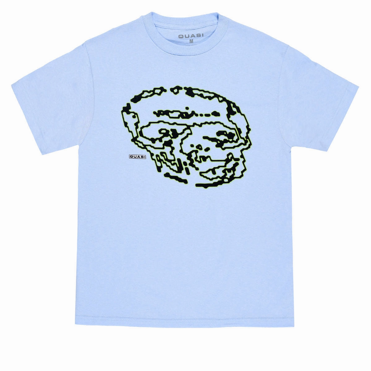 Quasi S.G. T-Shirt - Powder Blue Chill Vibe Comfort Design