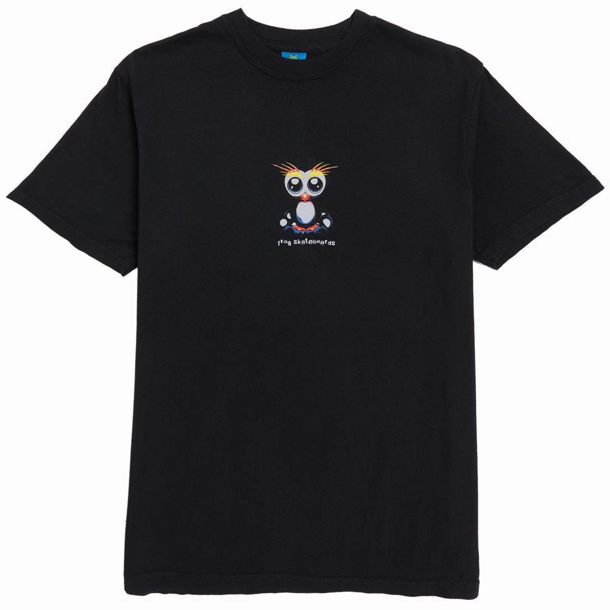 Comfortable Style Quick Dry Technology Frog Secret Penguin T-Shirt - Faded Black