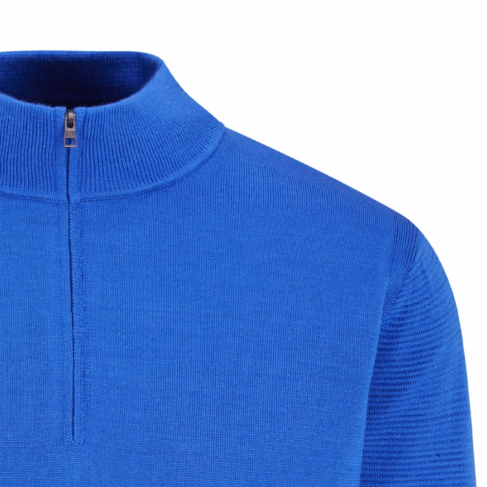 product polka dot playfulness Ping Croy 1/2 Zip Pullover - Dark Blue