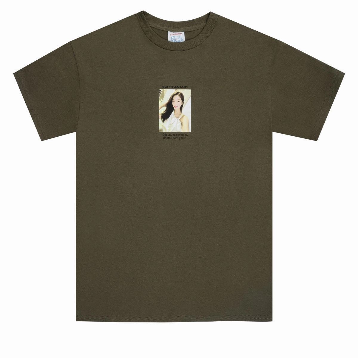 Everyday Comfort Style Sci-Fi Fantasy Catfish T-Shirt - Olive