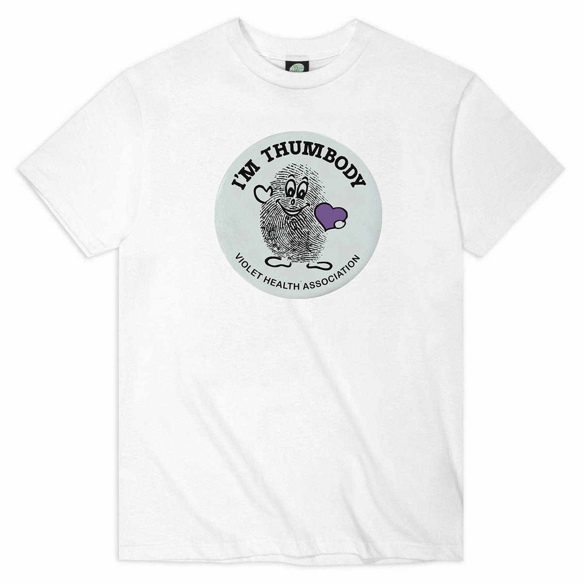 Violet I'm Thumbody T-Shirt - White BreathableFabric