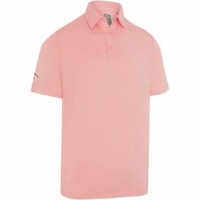 Seasonal top Minimalist Style Callaway Swingtech Solid Polo Shirt - Candy Pink
