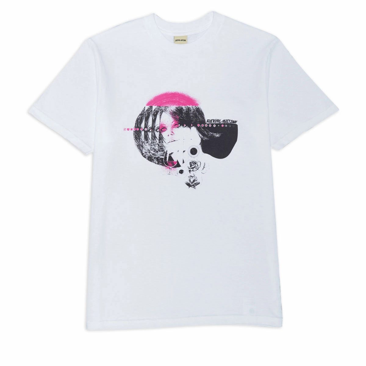 Fucking Awesome Brinda T-Shirt - White Smooth Finish
