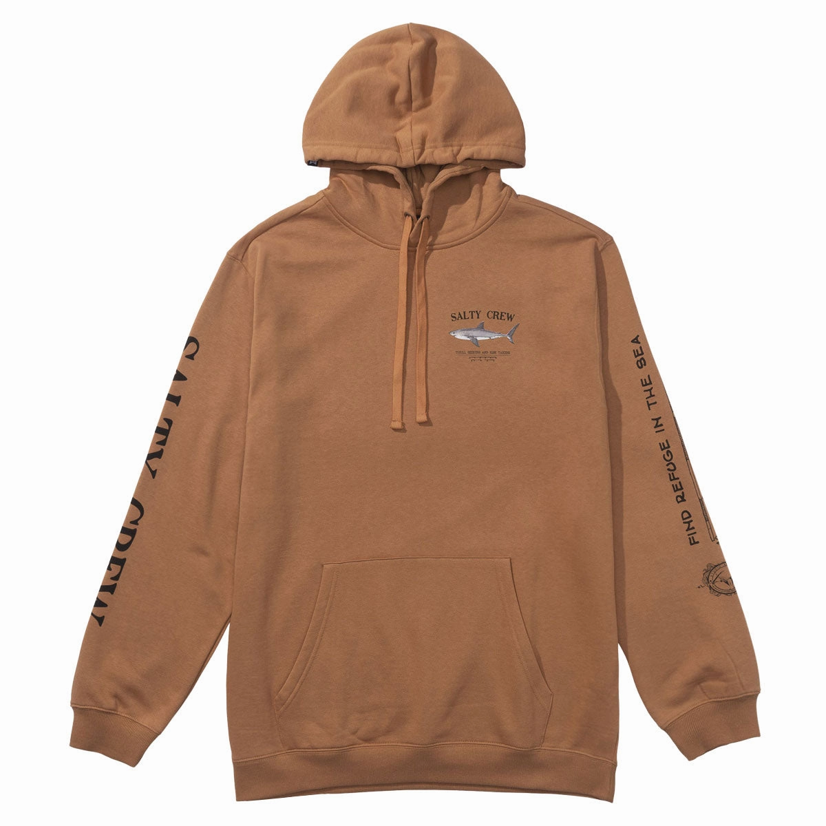 Salty Crew Bruce Fleece Hoodie - Sierra cool-toned gym clothes