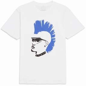 CCS OG Punk T-Shirt - White/Blue Ergonomic Cut