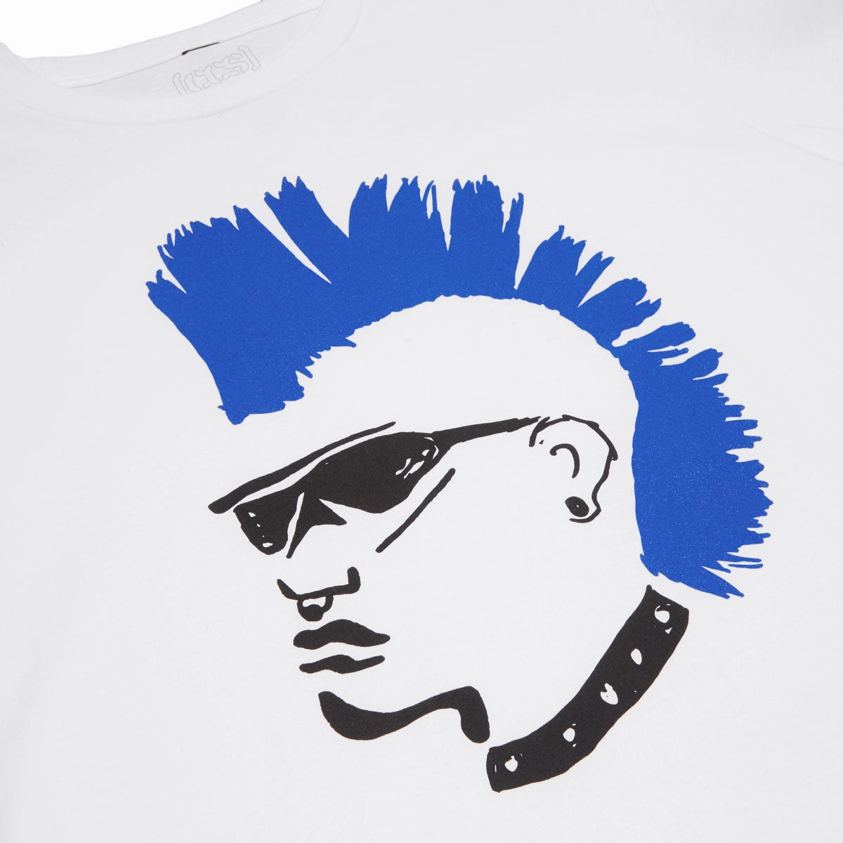 CCS OG Punk T-Shirt - White/Blue Comfortable Shape