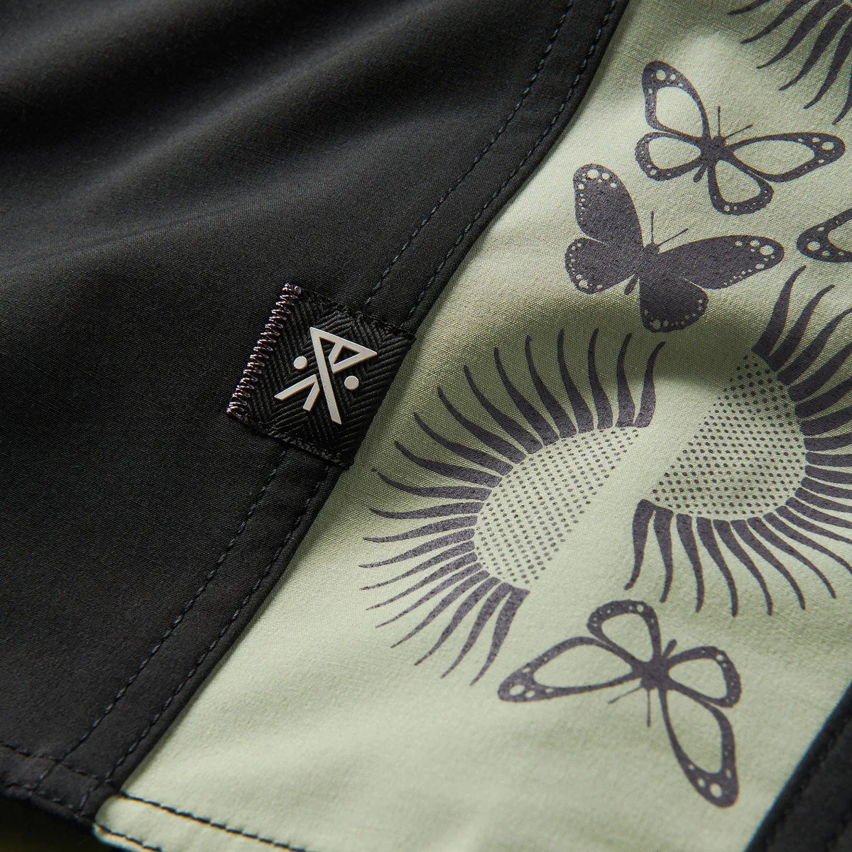 Roark Passage Hemp Boardshorts - Black II Perfect Stretch