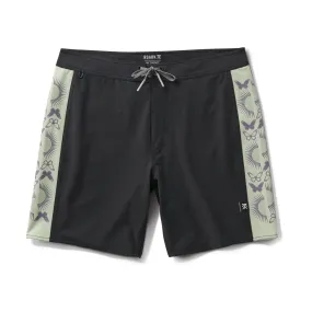 Roark Passage Hemp Boardshorts - Black II Fashionable Cut No Irritation Seams
