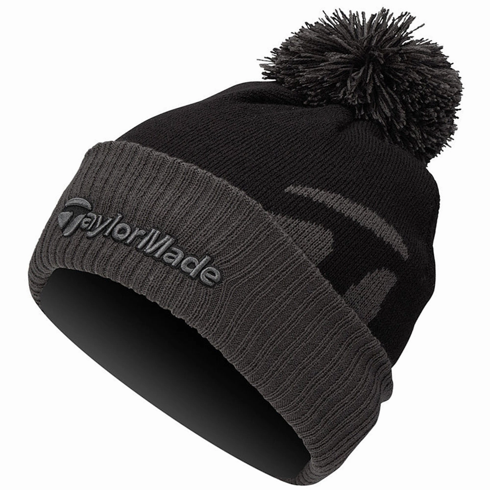 TaylorMade Bobble Beanie - Black clean look Comfy Design
