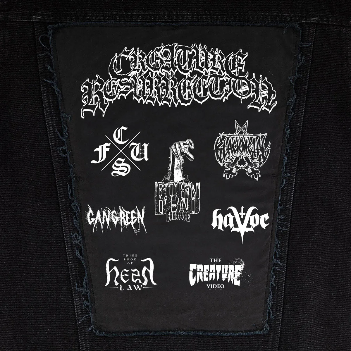Magnetic Closure Creature Resurrection Vest - Black