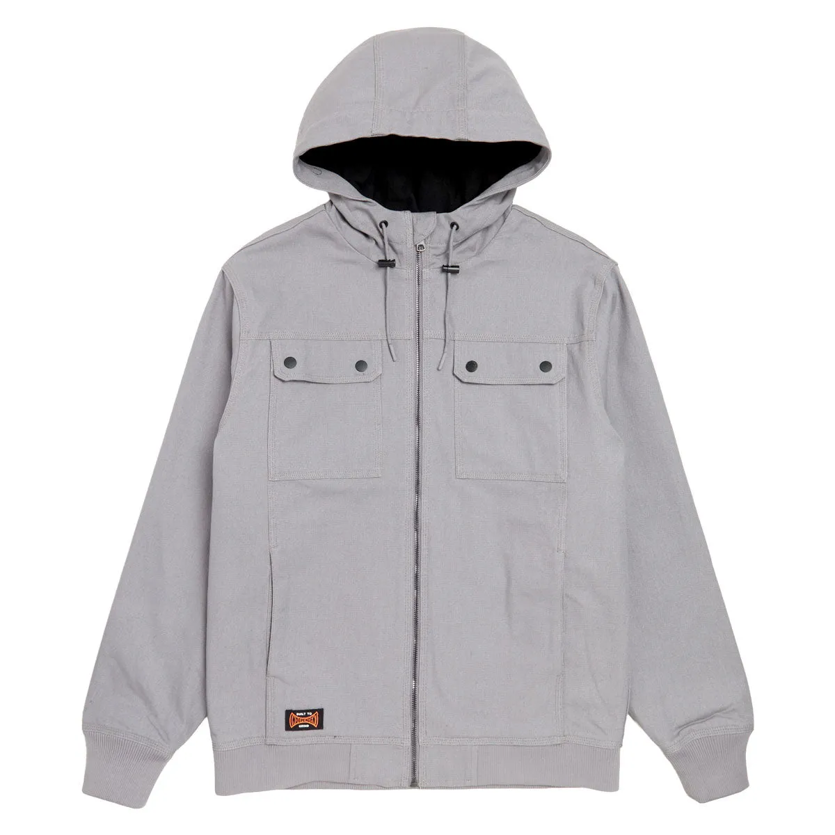 Moisture Wicking Layer Casual Fit Layer Independent Built To Grind Work Jacket - Cement