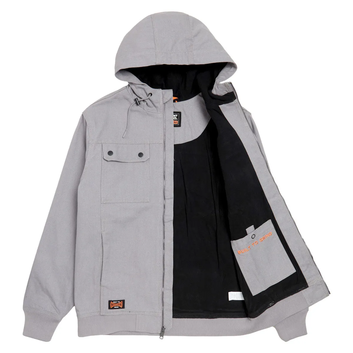 Stretchable Material Independent Built To Grind Work Jacket - Cement