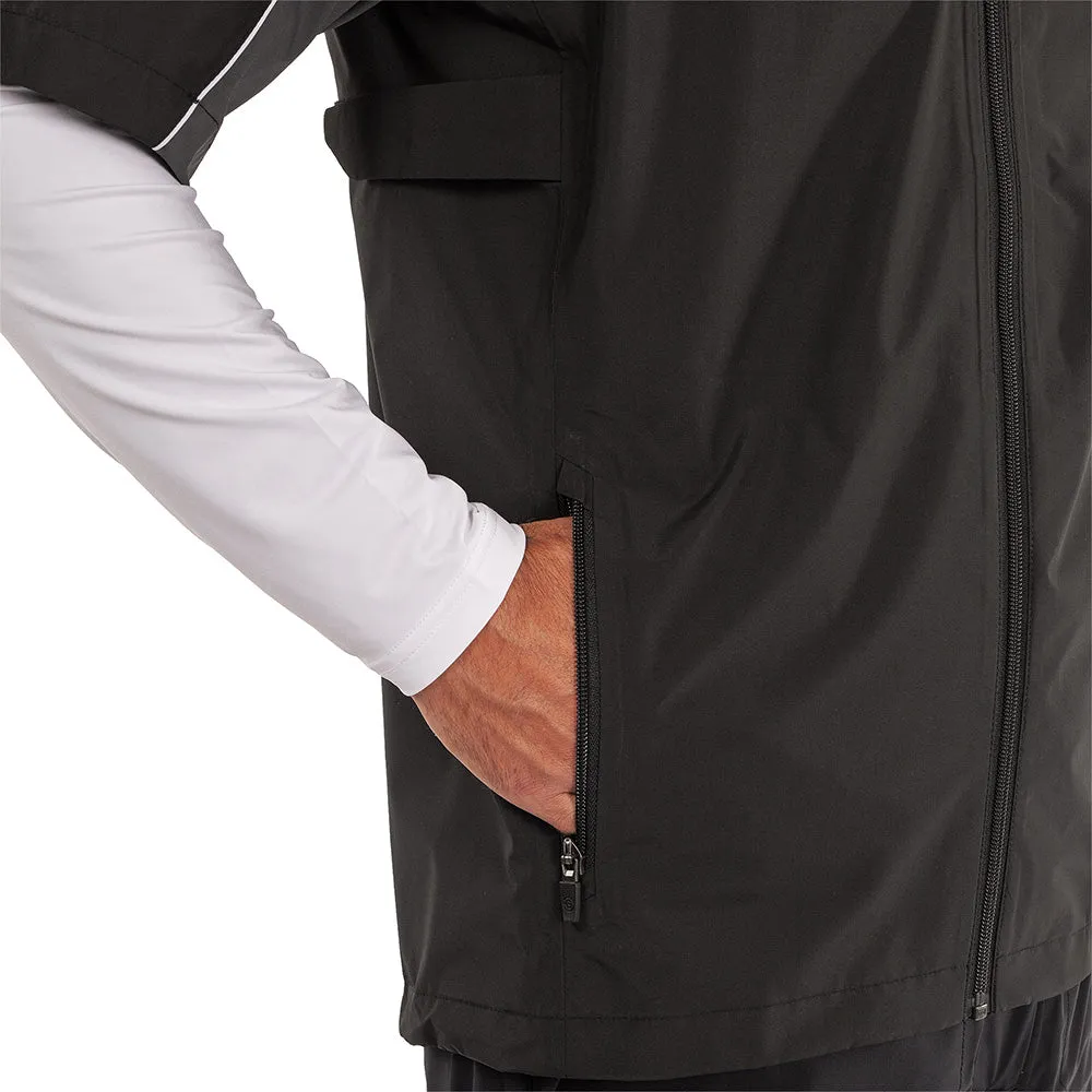 ScratchResistant Zippers WeatherproofCoating Galvin Green Air Waterproof Jacket - Black/Forged Iron