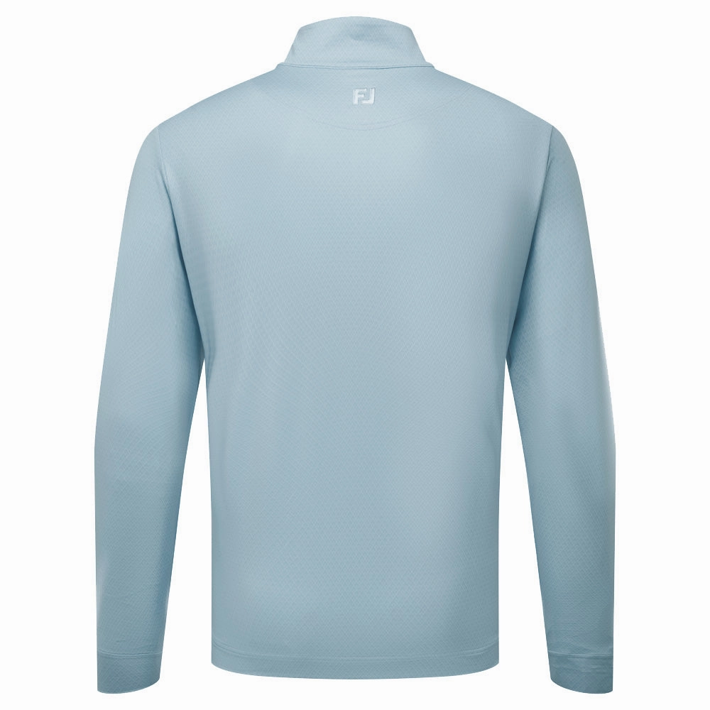 Weekend Fit Anti-static FootJoy Tonal Deco Diamond Chillout 1/4 Zip - Steel Blue