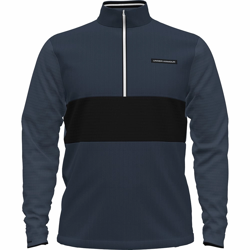 Comfy Essentials Comfortable Wear Under Armour Storm Daytona 1/2 Zip Pullover - Downpour Grey-Multi