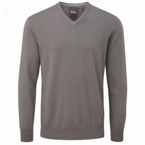 Comfy Mood Oscar Jacobson Constable Pullover - Charcoal