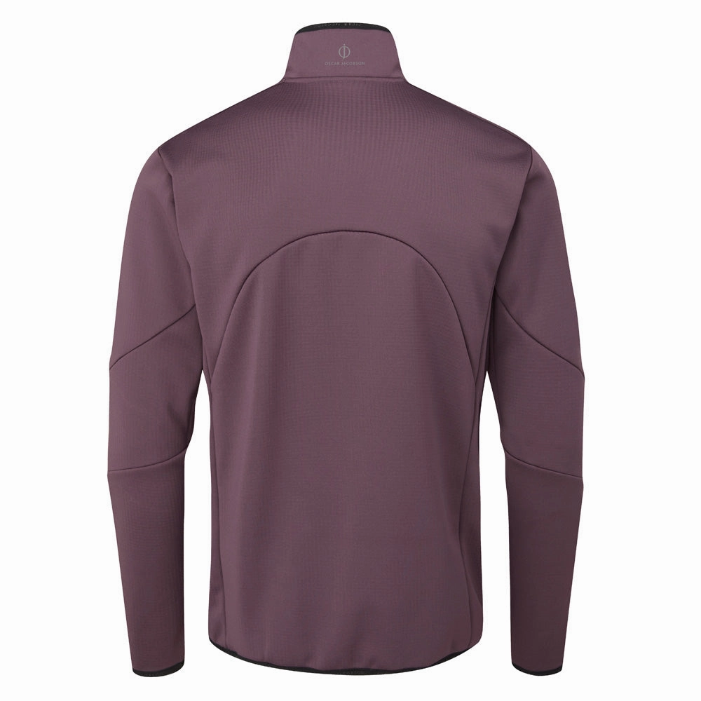Outdoor Active Oscar Jacobson Thorpe 1/2 Zip Fleece Pullover Top - Plum