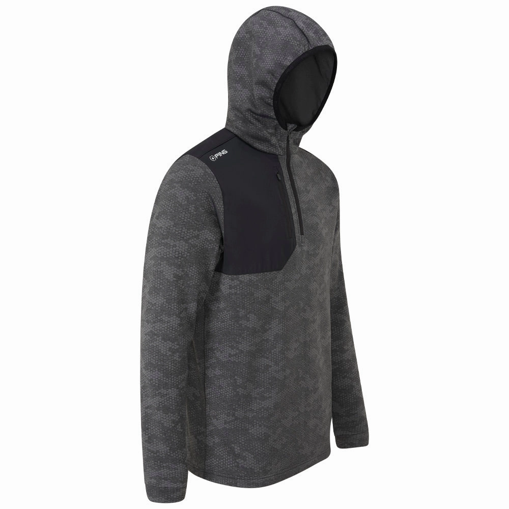 Simple Layer Ping Nexa 1/4 Zip - Black